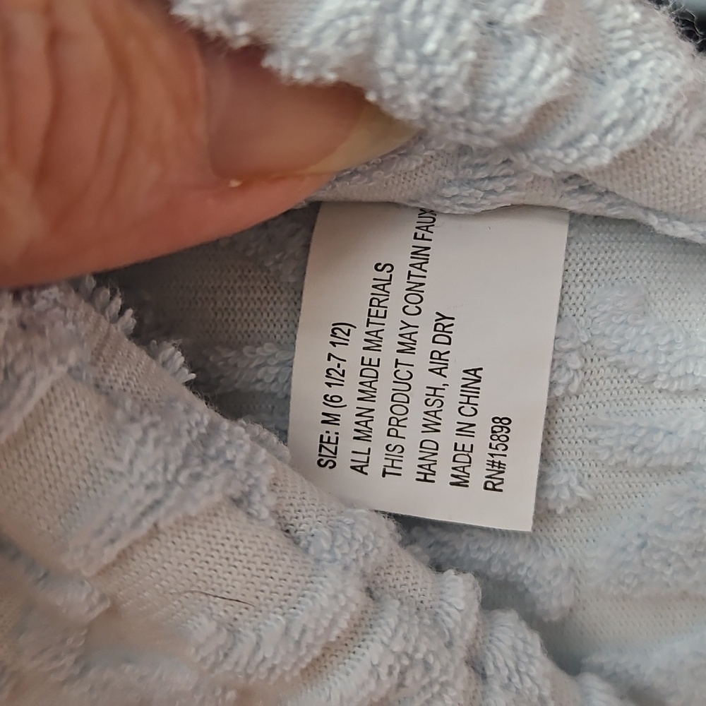 Jones Of New York, Baby Blue, Slipper, Houseshoes, Size Med.(6 1/2- 7 1/2) - Picture 3 of 6